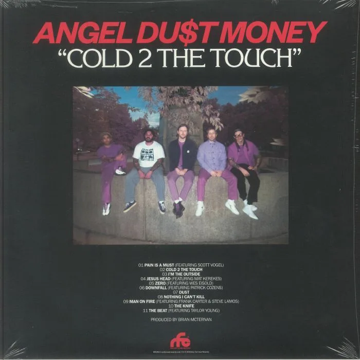 Обратная сторона обложки — ANGEL DUST — Cold 2 The Touch