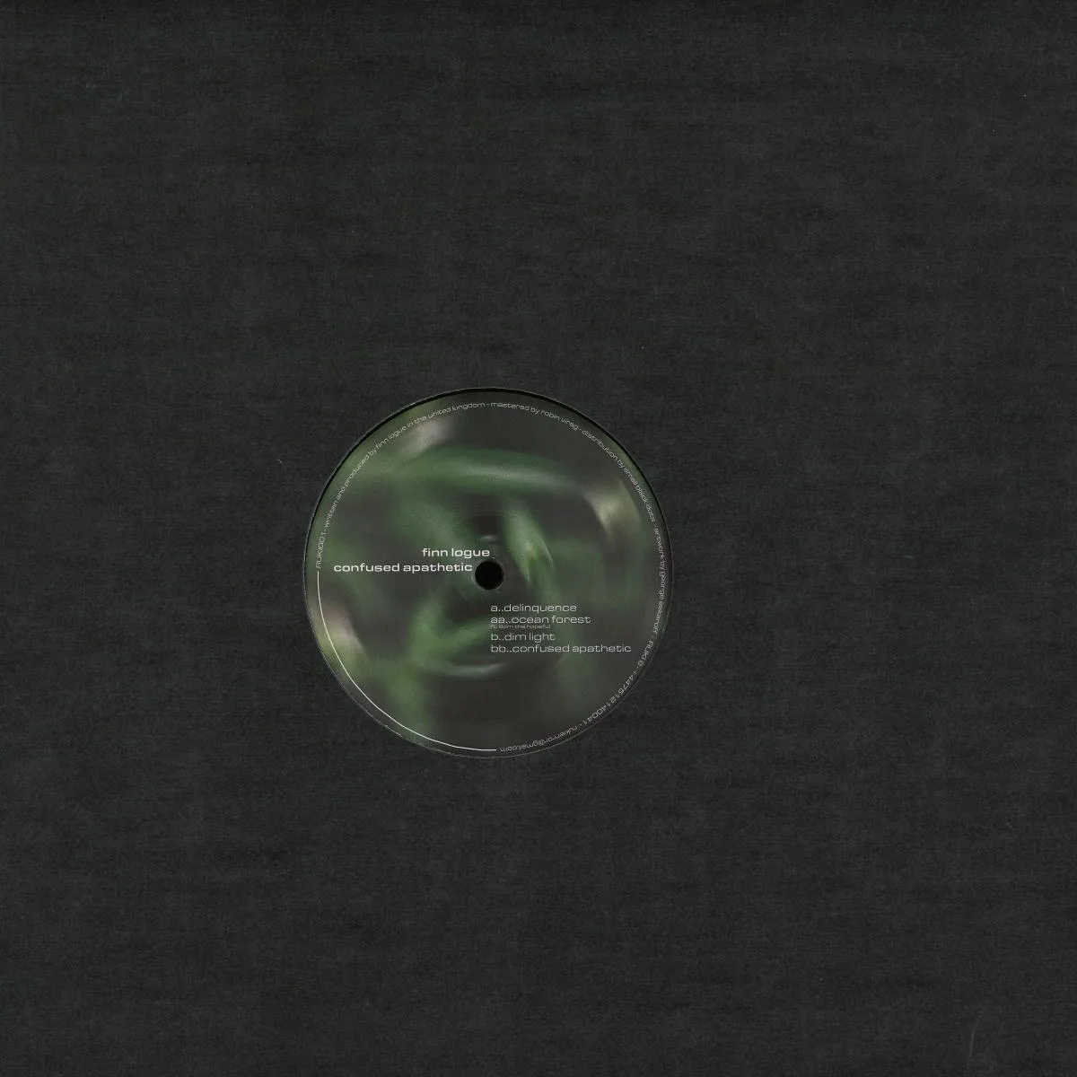 Back cover — Finn Logue — Confused Apathetic
