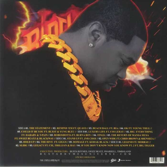 Back cover — BUSTA RHYMES — Blockbusta