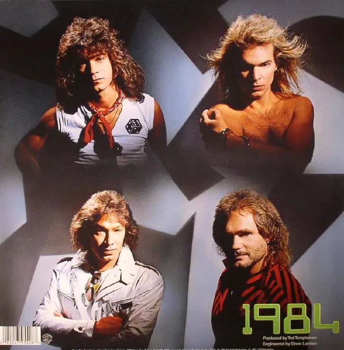 Обратная сторона обложки — VAN HALEN — 1984: 30th Anniversary Edition
