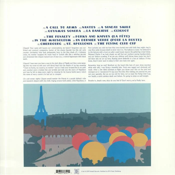 Back cover — BEIRUT — The Flying Club Cup (reissue)