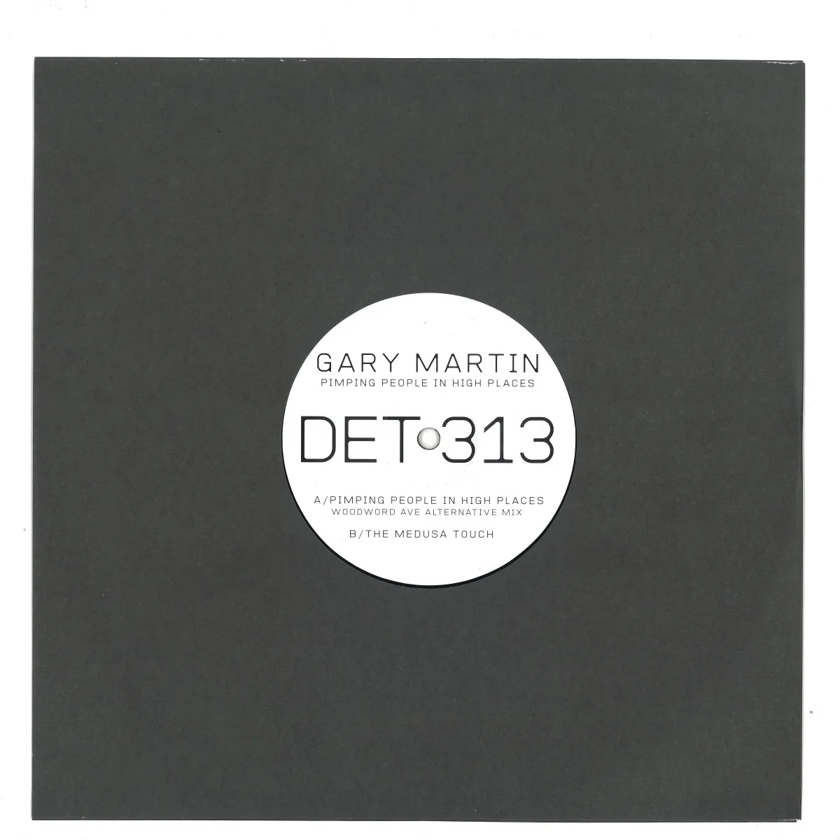 Back cover — Gary Martin — Pimping People In High Places 10"