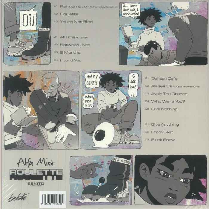 Back cover — ALFA MIST — Roulette