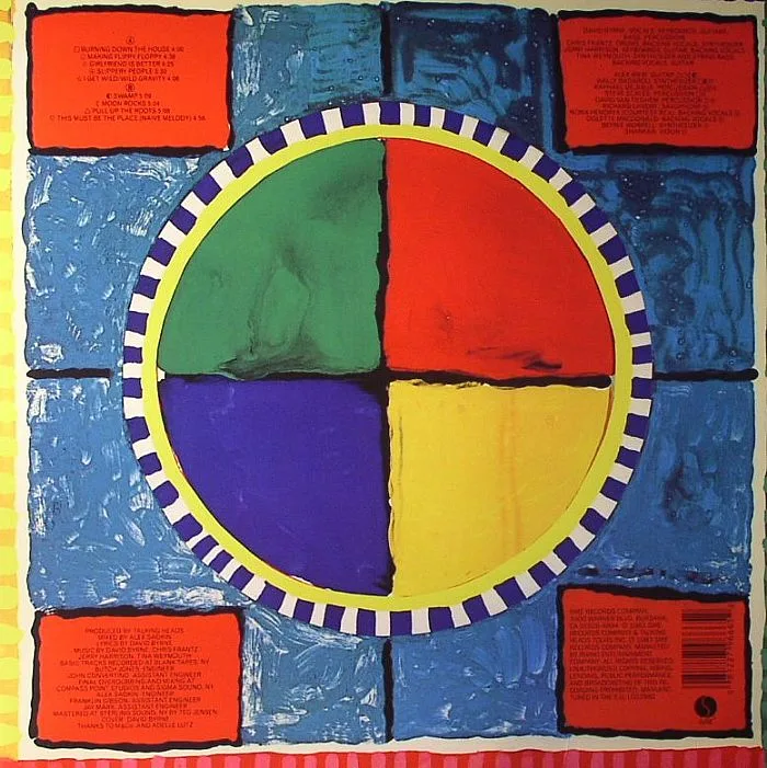Обратная сторона обложки — TALKING HEADS — Speaking In Tongues