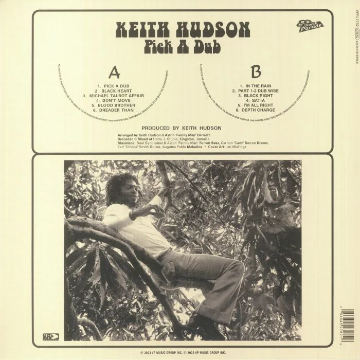 Обратная сторона обложки — Keith HUDSON — Pick A Dub (reissue)