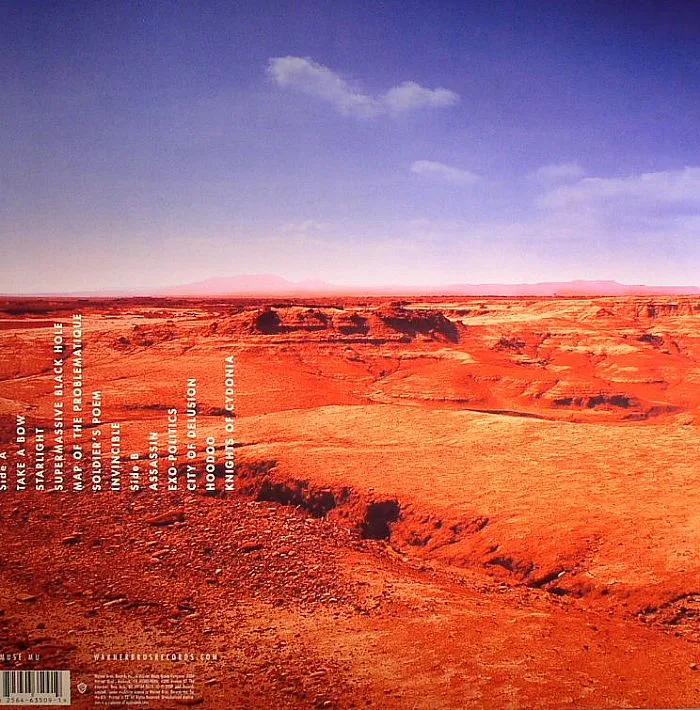 Обратная сторона обложки — MUSE — Black Holes & Revelations