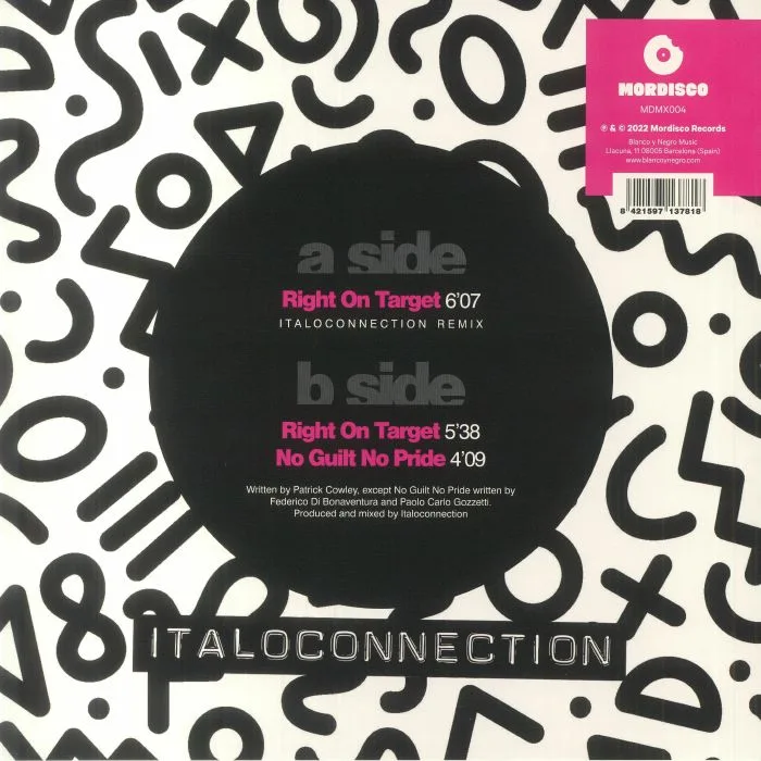 Back cover — ITALOCONNECTION — Right On Target