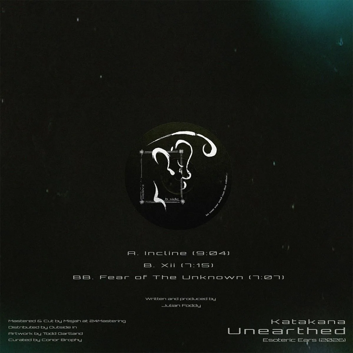Back cover — Katakana — Unearthed