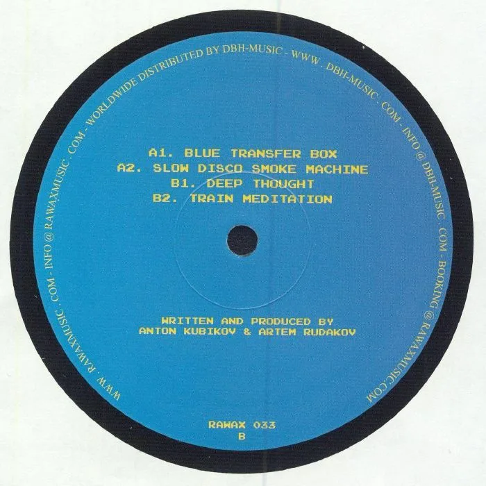 Back cover — A&A — Blue Transfer BOx EP