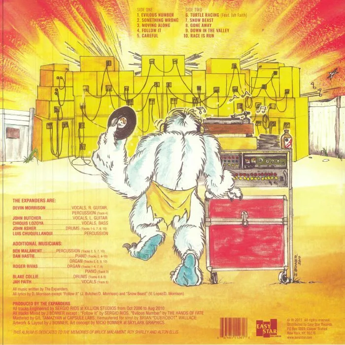 Back cover — The EXPANDERS — The Expanders (remastered)