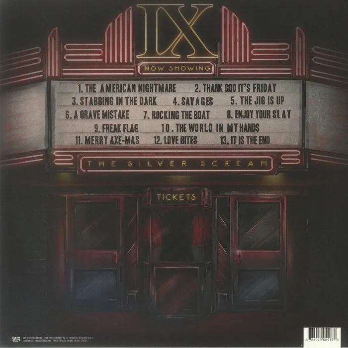 Back cover — ICE NINE KILLS — The Silver Scream