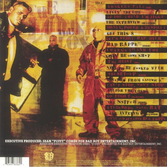Back cover — The LOX — Money Power & Respect (25th Anniversary Edition)