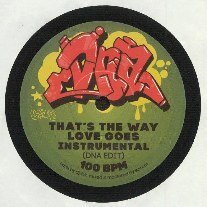 Front cover — DJ DSK — DNA Edits Instrumentals Vol 3
