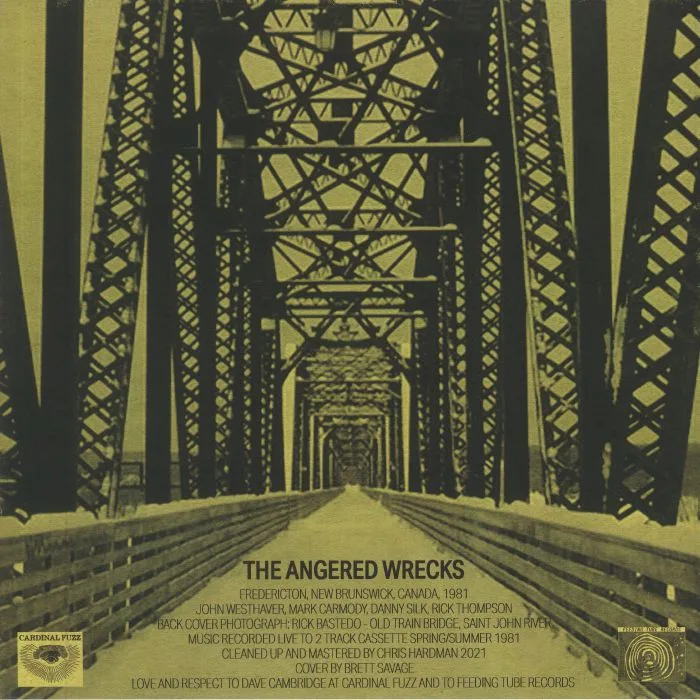 Обратная сторона обложки — ANGERED WRECKS — Bennies Booze & R&R 1981