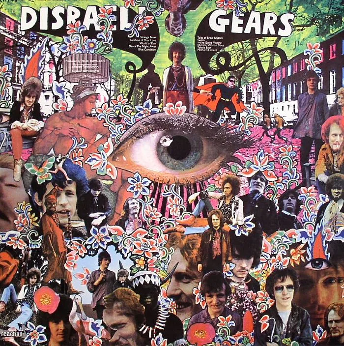 Back cover — CREAM — Disraeli Gears