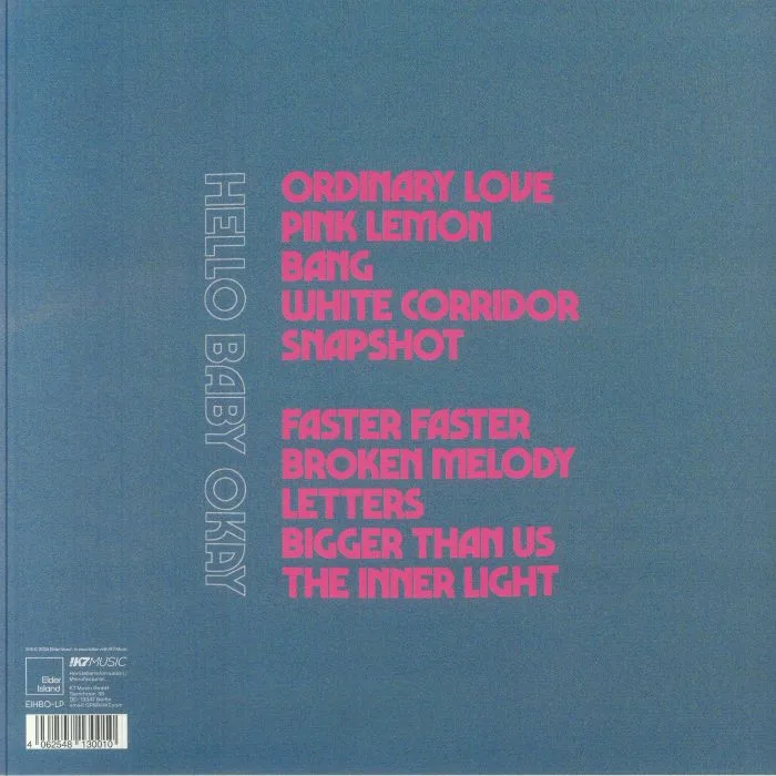 Back cover — ELDER ISLAND — Hello Baby Okay