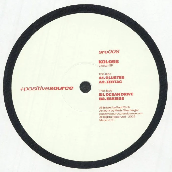 Front cover — KOLO55 aka PAUL RITCH — Cluster EP