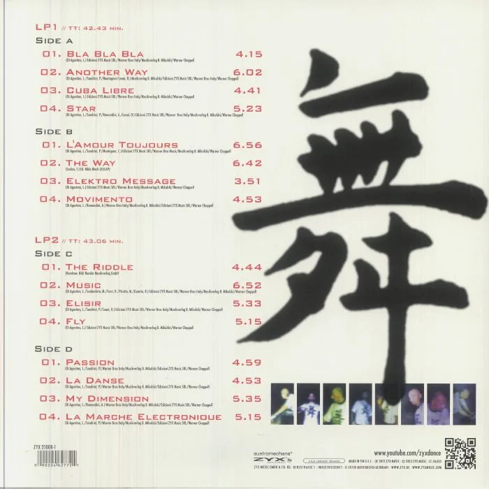 Back cover — Gigi D'AGOSTINO — Greatest Hits (reissue)