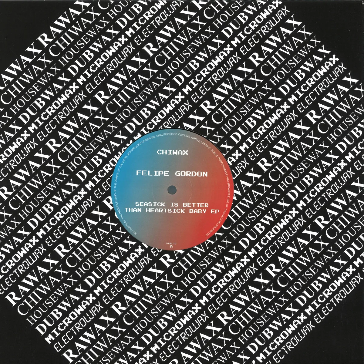 Лицевая сторона обложки — Felipe Gordon — Seasick Is Better Than Heartsick Baby EP