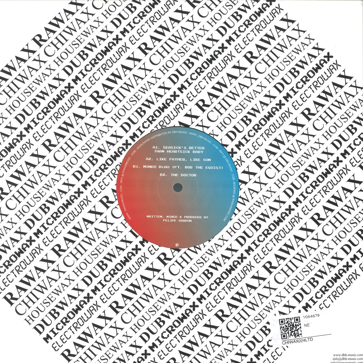 Обратная сторона обложки — Felipe Gordon — Seasick Is Better Than Heartsick Baby EP