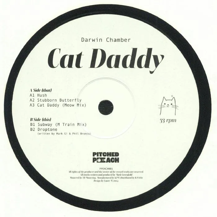 Back cover — Darwin CHAMBER — Cat Daddy