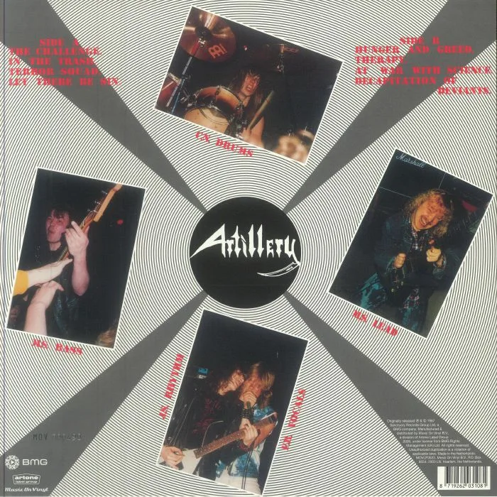 Back cover — ARTILLERY — Terror Squad