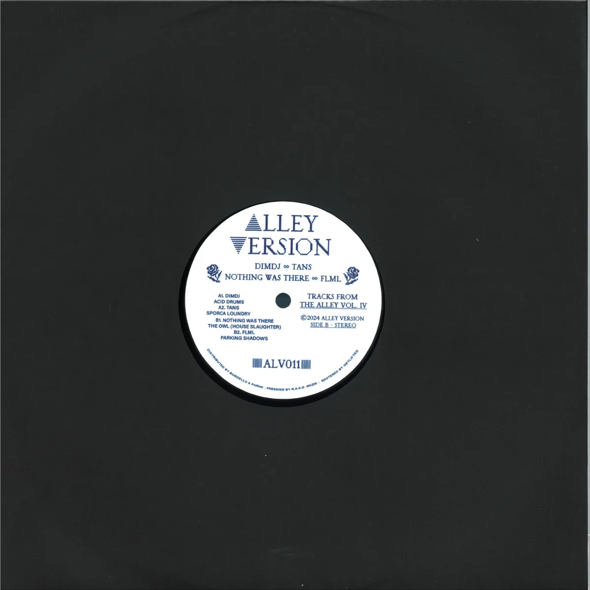 Обратная сторона обложки — Various — Tracks From The Alley Vol. IV
