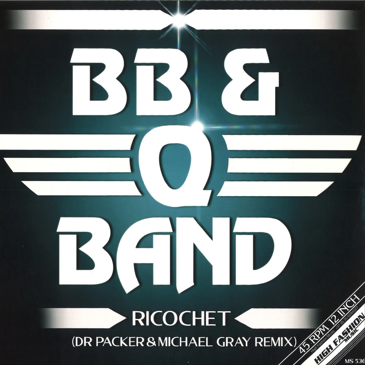 Front cover — Bb&Q Band — RICOCHET (DR PACKER & MICHAEL GRAY REMIX)
