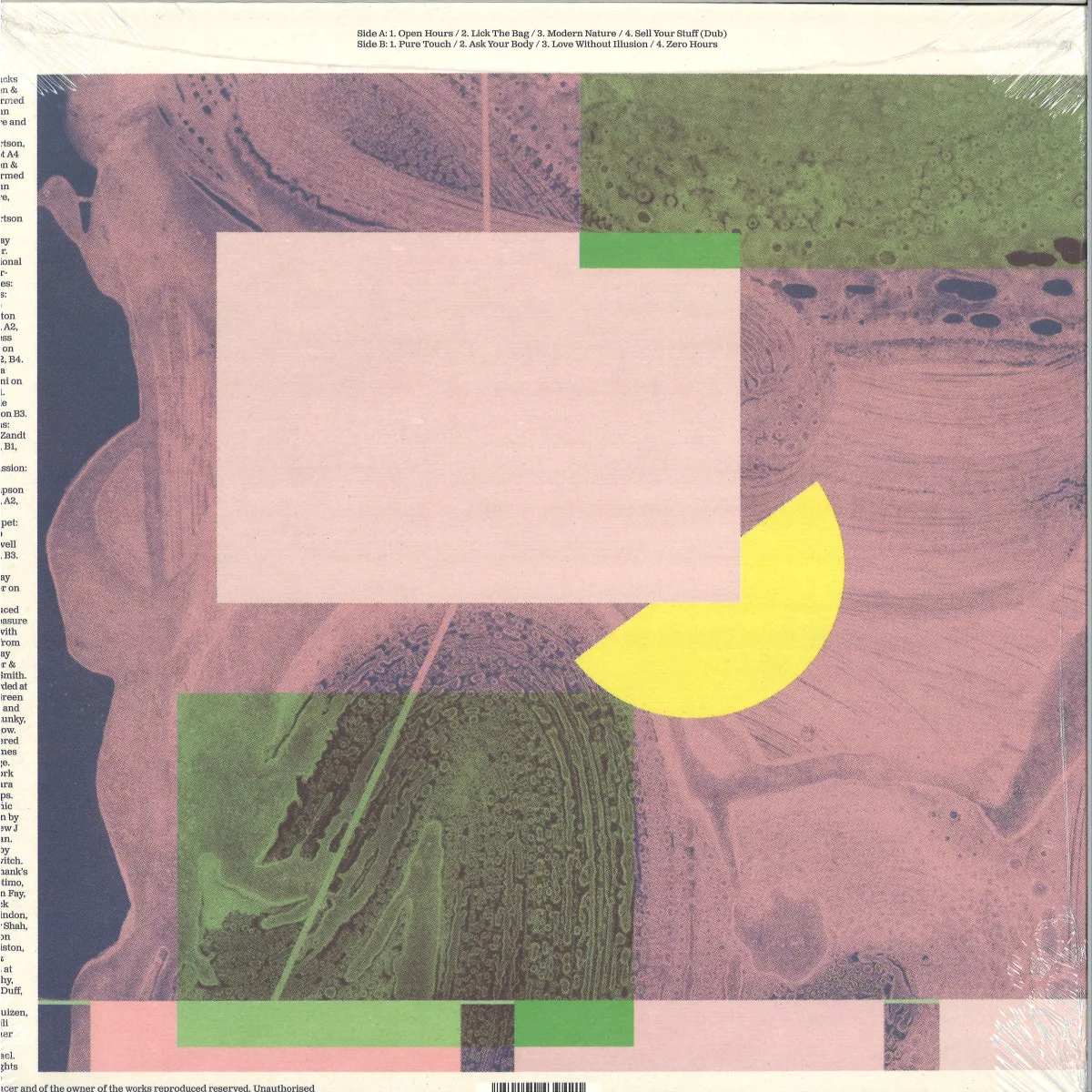 Back cover — Pleasure Pool — Love Without Illusion
