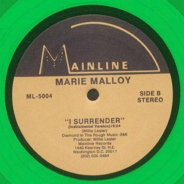 Обратная сторона обложки — Marie MALLOY — I Surrender (reissue)