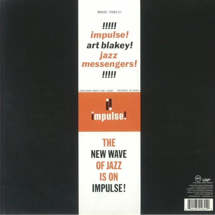 Back cover — Art BLAKEY & THE JAZZ MESSENGERS — Art Blakey & The Jazz Messengers (Verve By Request)