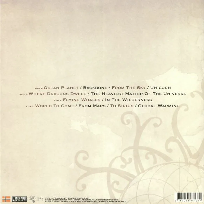 Back cover — GOJIRA — From Mars To Sirius (reissue)
