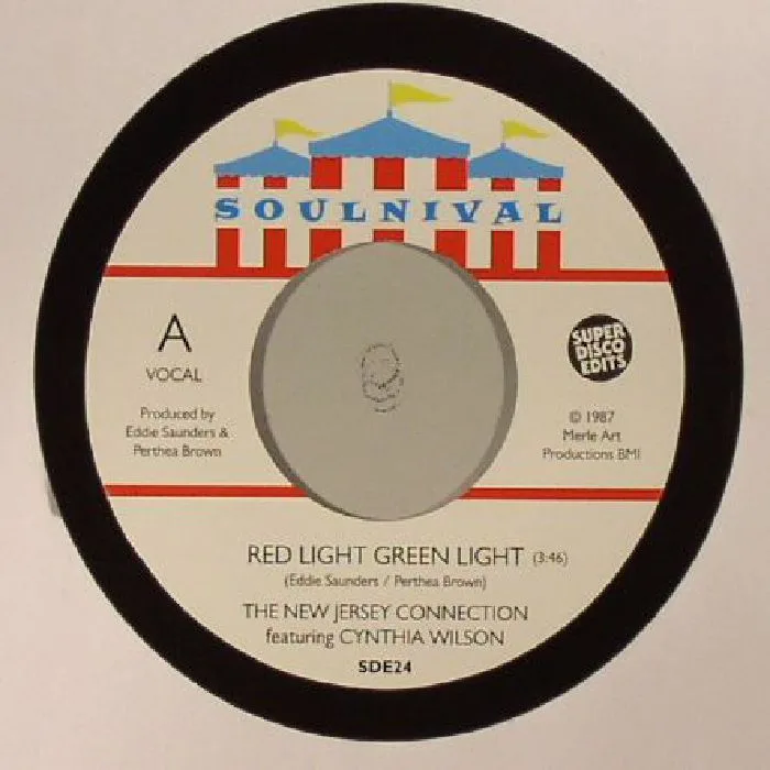 Лицевая сторона обложки — The NEW JERSEY CONNECTION feat CYNTHIA WILSON — Red Light Green Light