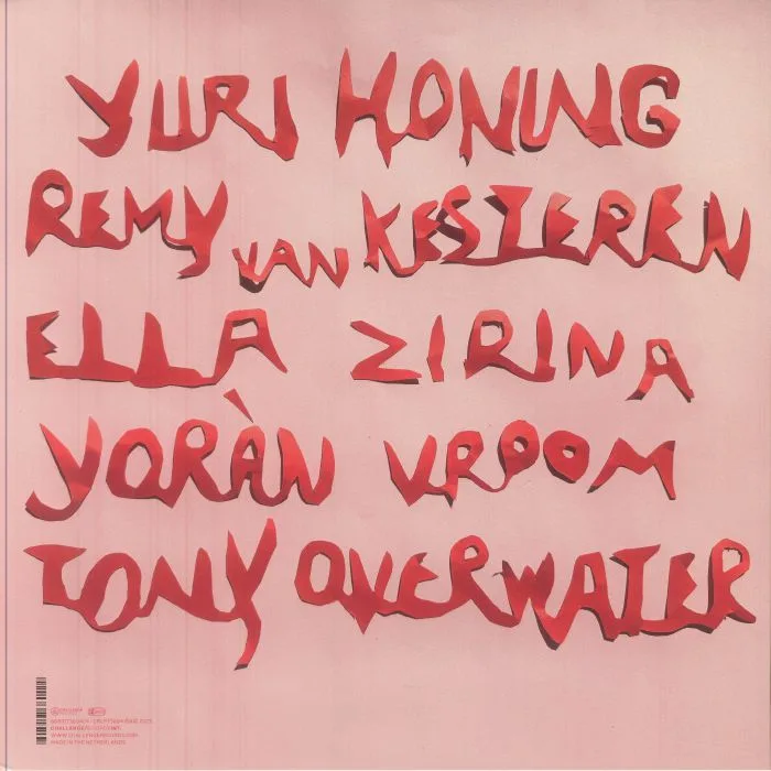Обратная сторона обложки — YURI HONING'S PEACE ORCHESTRA — Yuri Honing's Peace Orchestra