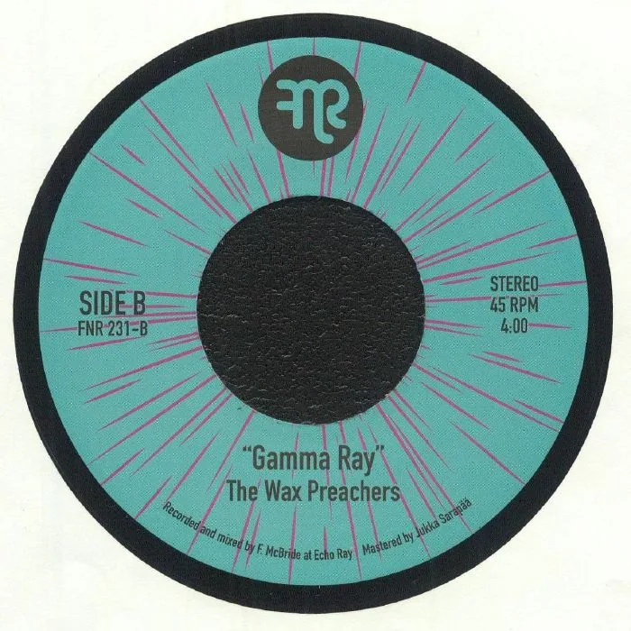Back cover — The WAX PREACHERS — Aldgate East
