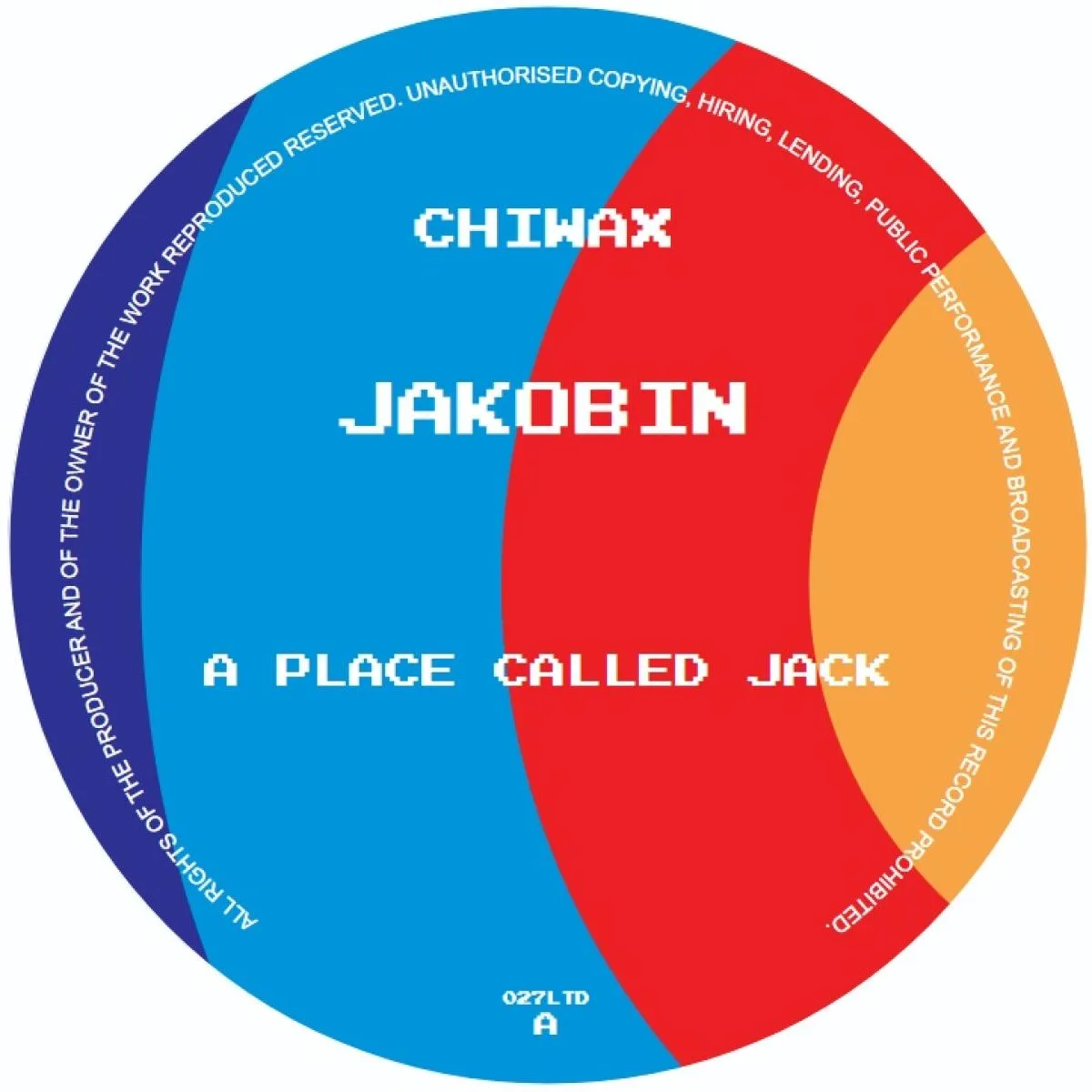 Front cover — JAKOBIIN — A PLACE CALLED JACK