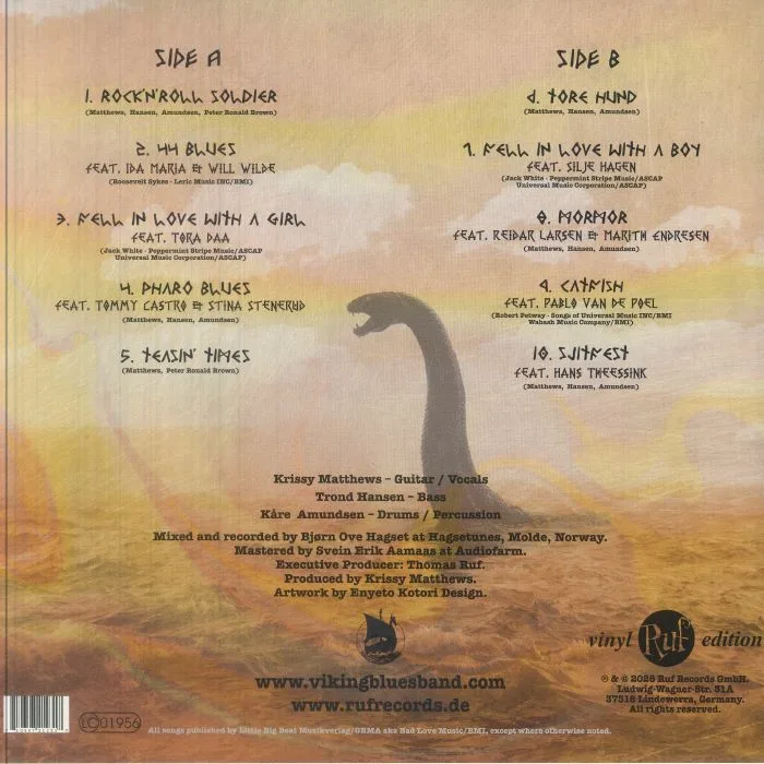 Back cover — Krissy MATTHEWS — Rock & Roll Soldier