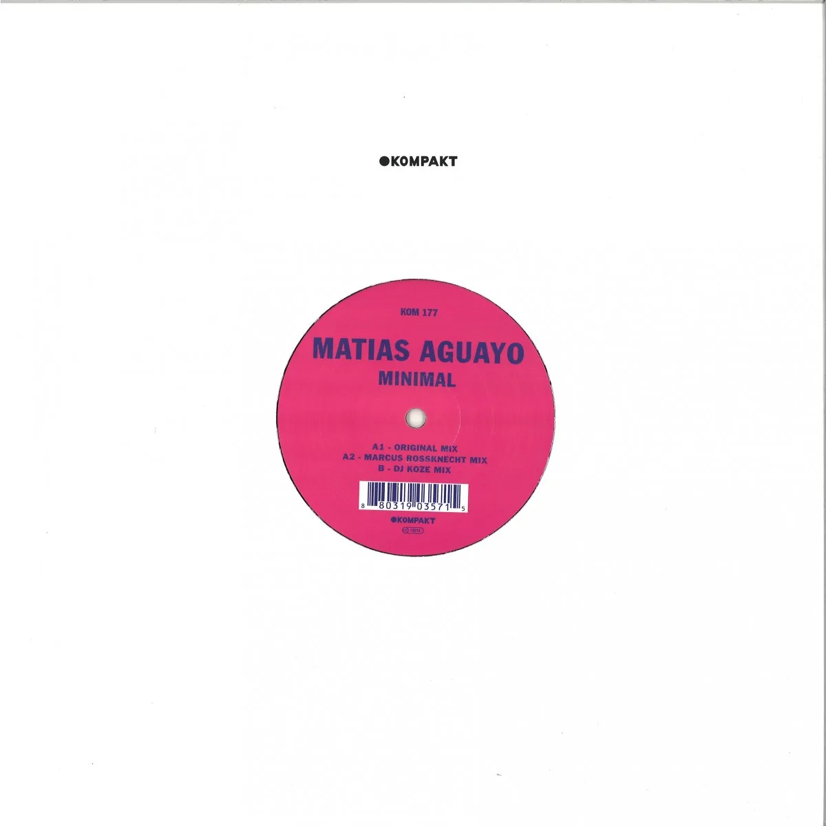 Matias Aguayo — Minimal
