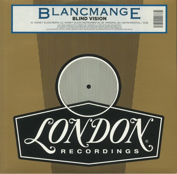Front cover — BLANCMANGE — Blind Vision (remixes)