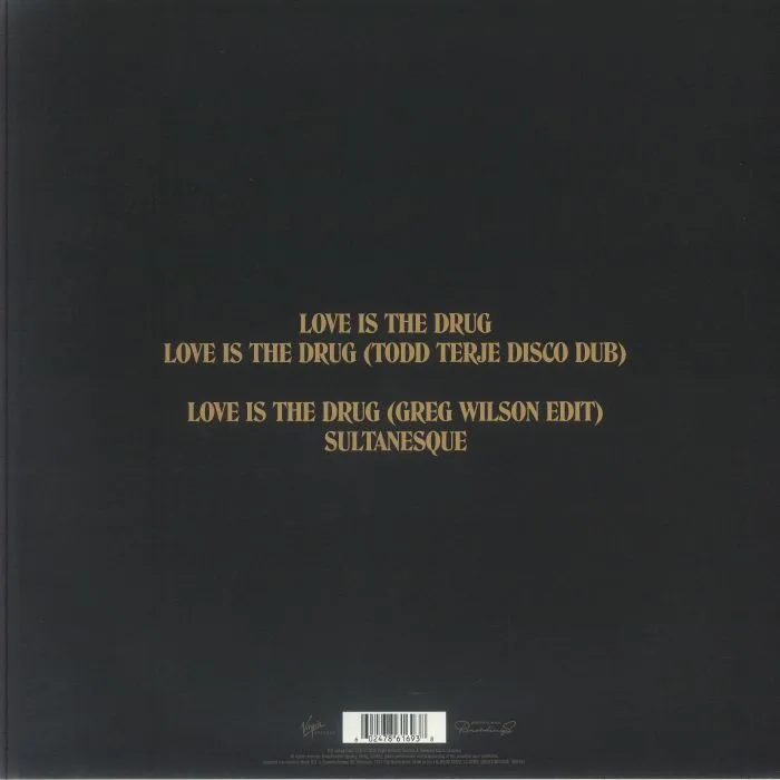 Back cover — ROXY MUSIC — Love Is The Drug (50th Anniversary Edition)
