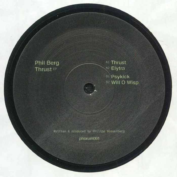 Back cover — Phil BERG — Thrust EP