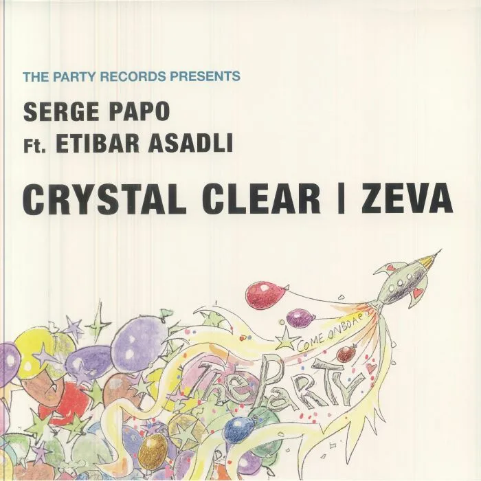 Лицевая сторона обложки — Serge PAPO — Crystal Clear EP