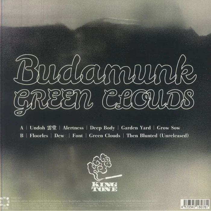 Back cover — BUDAMUNK — Green Clouds
