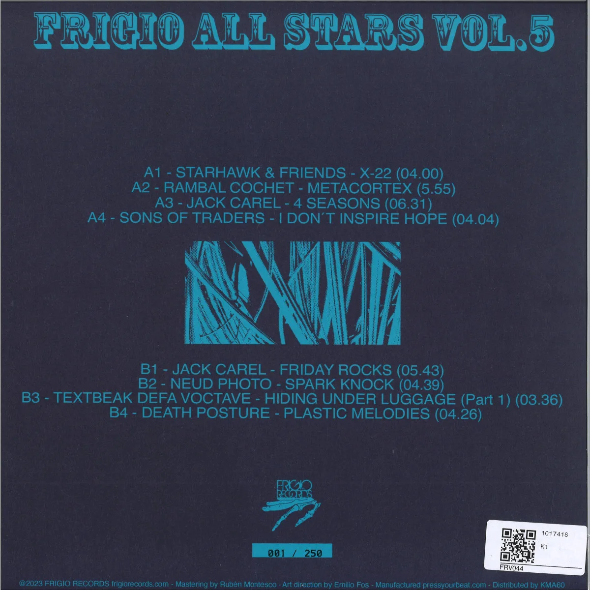 Обратная сторона обложки — Various — FRIGIO ALL STARS VOL. 5