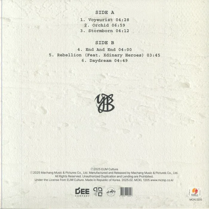 Back cover — YB — Odyssey