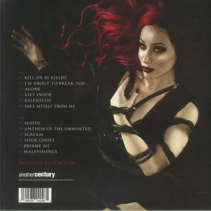 Back cover — NEW YEARS DAY — Malevolence (10th Anniversary Edition)
