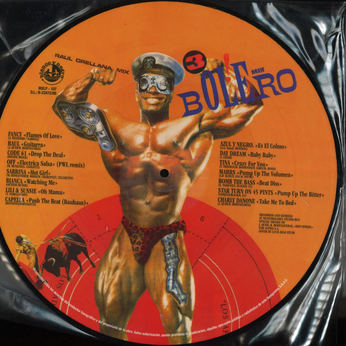 Обратная сторона обложки — Various — Bolero Mix 3