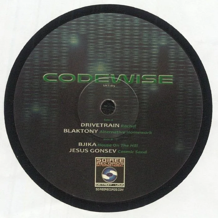 Лицевая сторона обложки — DRIVETRAIN / BLAKTONY / BJIKA / JESUS GONSEV — Codewise