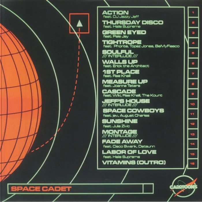 Back cover — CARRTOONS — Space Cadet