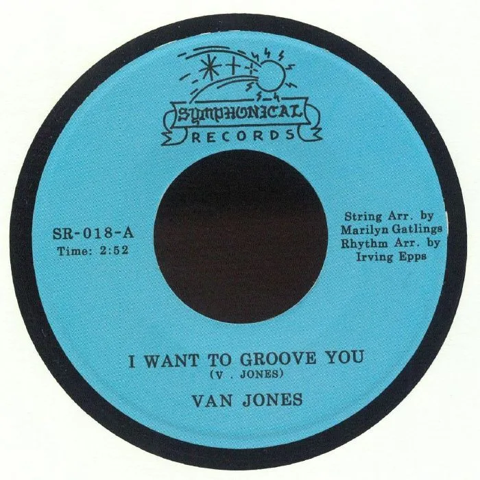 Front cover — Van JONES — I Want To Groove You